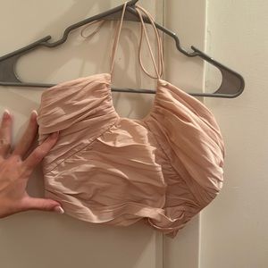 Zara barely worn pink halter